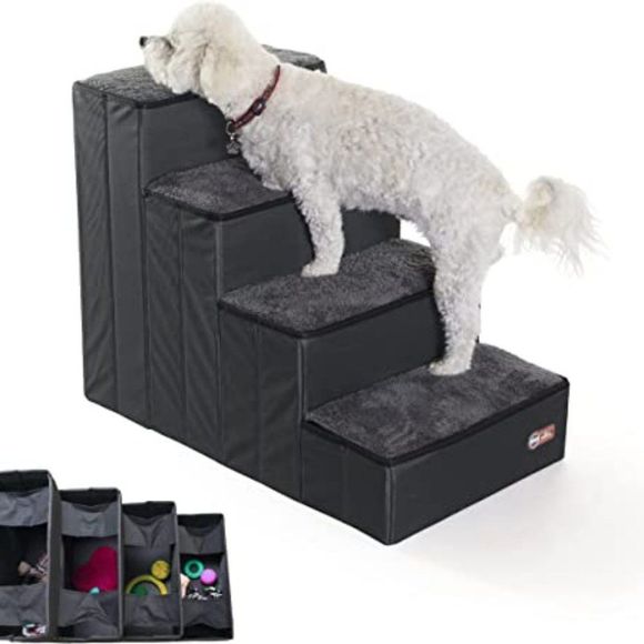 K&H Pet Products Other - K&H Pet Products Foldable Pet Stair Steps with Storage for Dogs and Cats